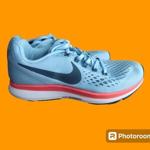 Nike Pegasus Air Zoom 34 Blue Running Shoe size 6